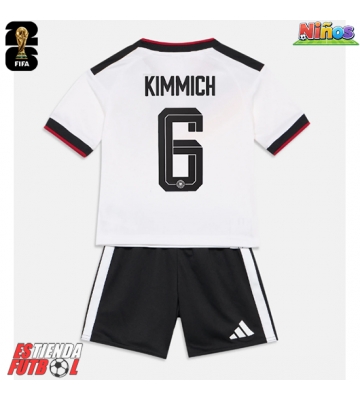 Alemania Joshua Kimmich #6 Primera Equipación Niños Mundial 2026 Manga Corta (+ Pantalones cortos)